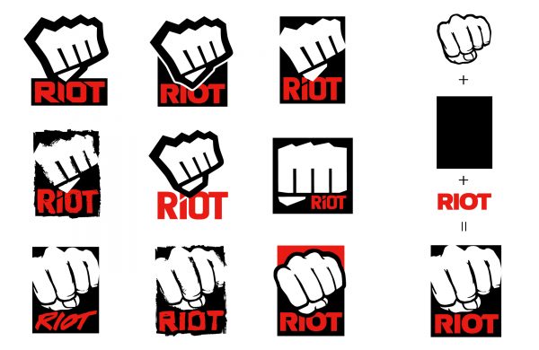 Riot Logo studies